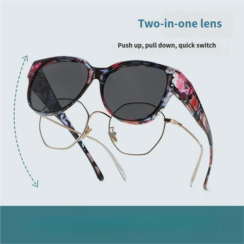 🕶 Neue Sonnenbrille im Cat-Eye-Stil in Übergröße, mit polarisierten Gläsern und UV400-Schutz