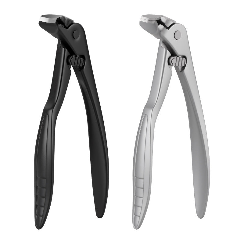 ✂️🖤Schwarzer, gebogener Nagelknipser – Ergonomisch und einfach für Senioren❤️