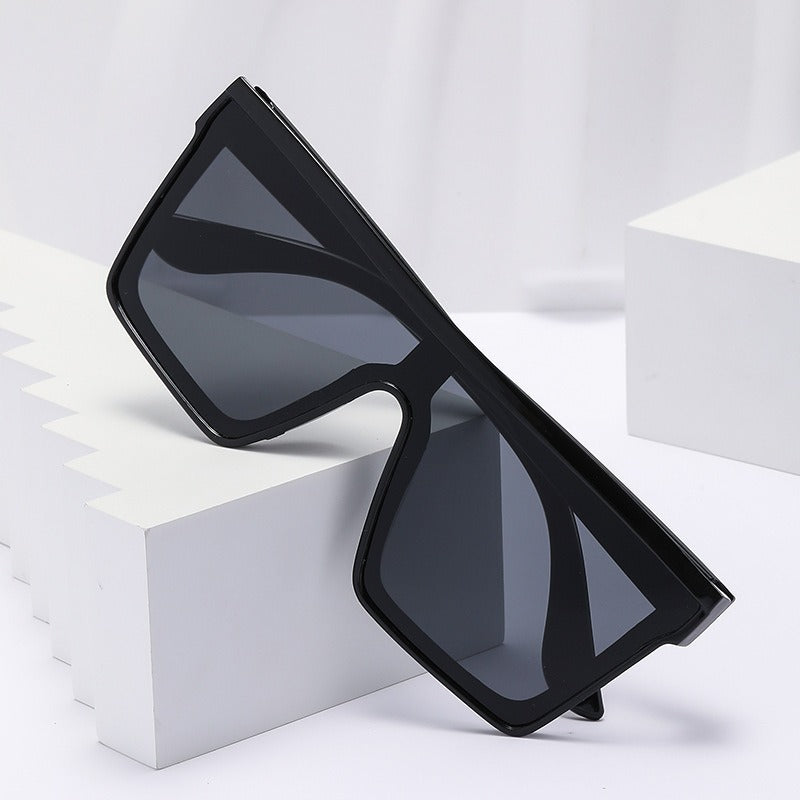 👓Große eckige Sonnenbrillen für Damen und Herren, Sonnenbrillen im Punk-Stil
