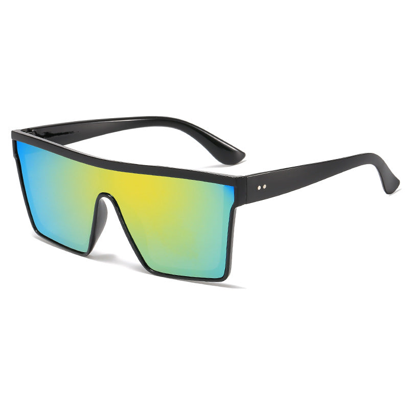 👓Große eckige Sonnenbrillen für Damen und Herren, Sonnenbrillen im Punk-Stil