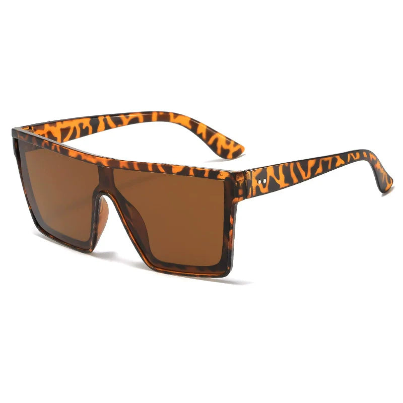 👓Große eckige Sonnenbrillen für Damen und Herren, Sonnenbrillen im Punk-Stil