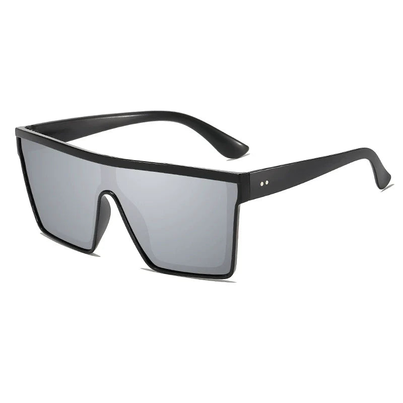 👓Große eckige Sonnenbrillen für Damen und Herren, Sonnenbrillen im Punk-Stil