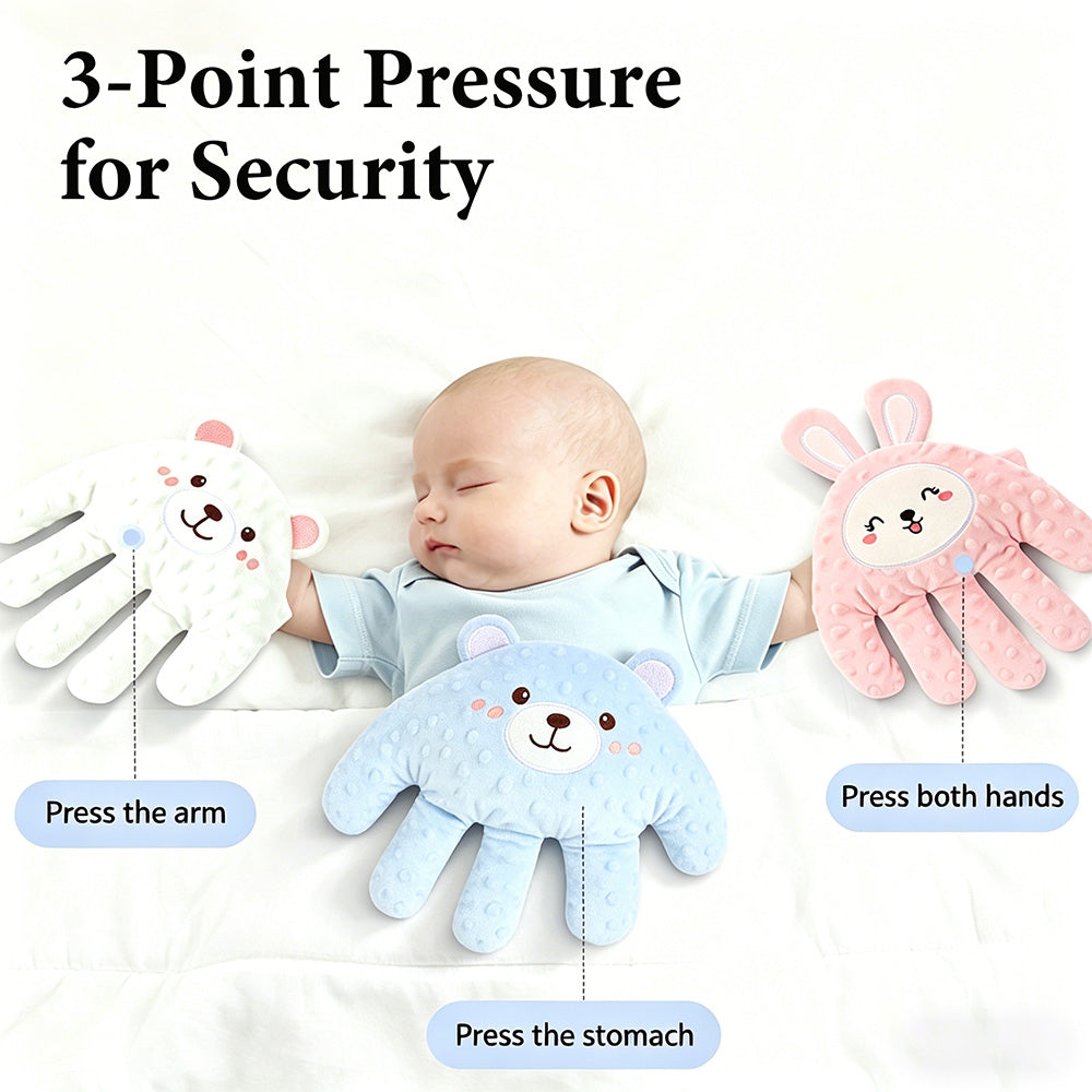 👶Smart Baby Soothing Palm – Intelligentes Spielzeug zum Streicheln und Kuscheln