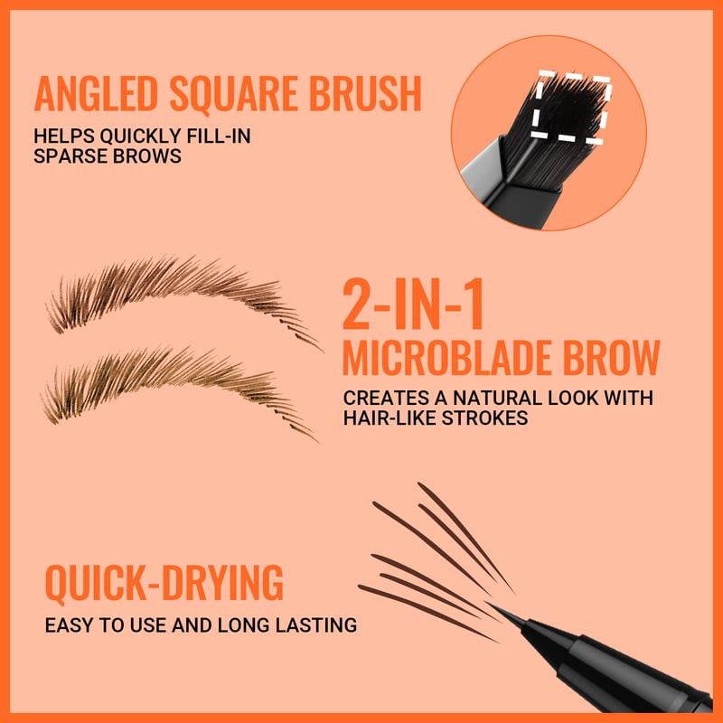 🌟 Erzielen Sie perfekte Augenbrauen – ✨ 4D-Augenbrauenstift – für natürliche, perfekte Augenbrauen und Eyeliner den ganzen Tag lang! 💁‍♀