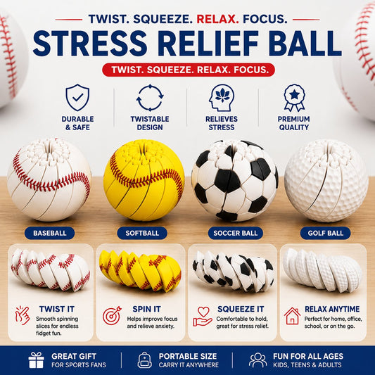 ⏰ Letzter Artikel: 49 % Rabatt – ⚾ Baseball-Fidgetball