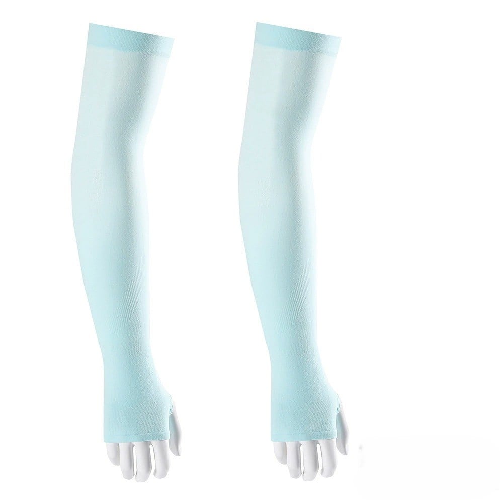 ☀️ Kühlende UV-Armstulpen mit UPF 50+ 🧊 | Hochdehnbares Kompressionsmaterial | Atmungsaktive UV-Schutz-Armstulpen für Damen und Herren