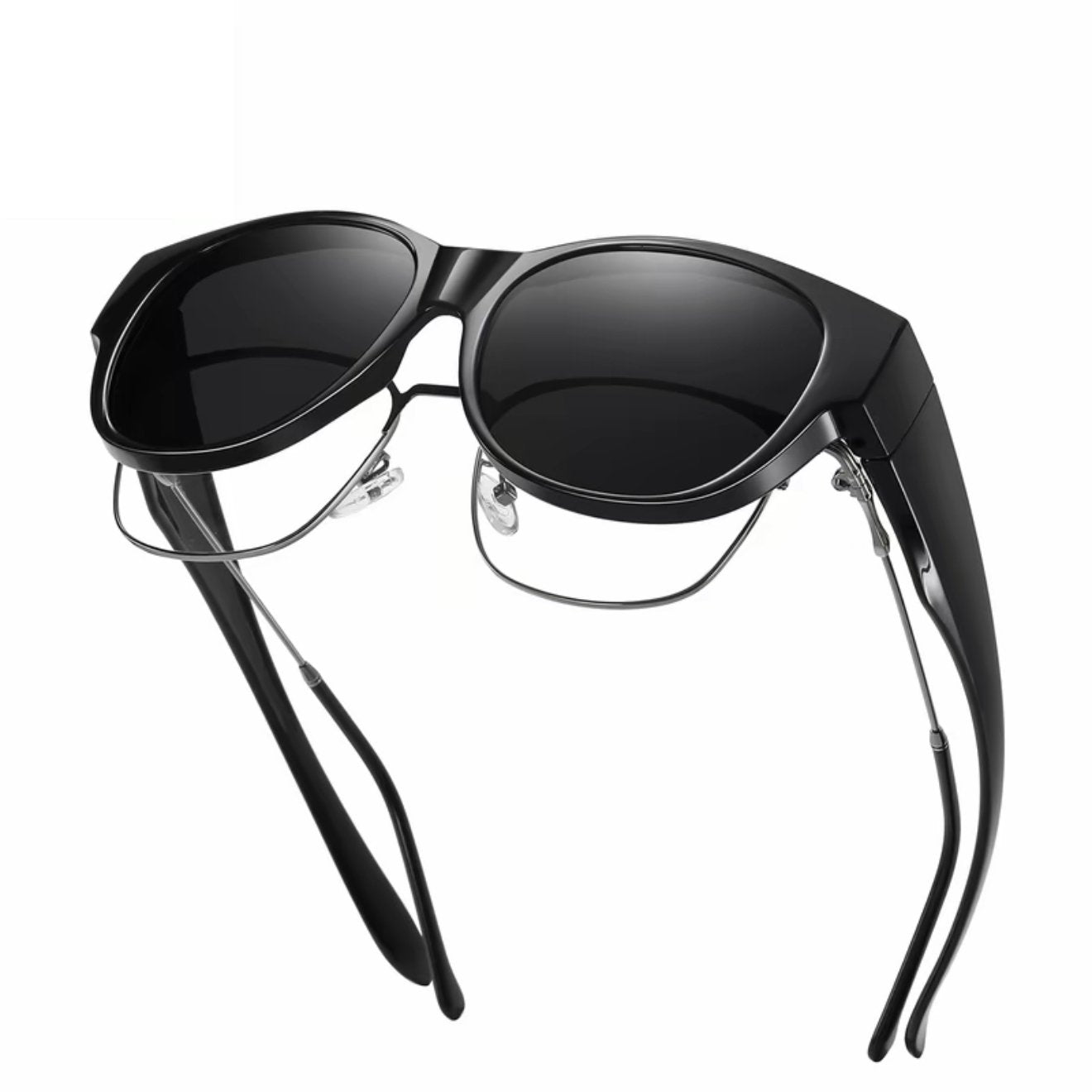 🕶 Neue Sonnenbrille im Cat-Eye-Stil in Übergröße, mit polarisierten Gläsern und UV400-Schutz