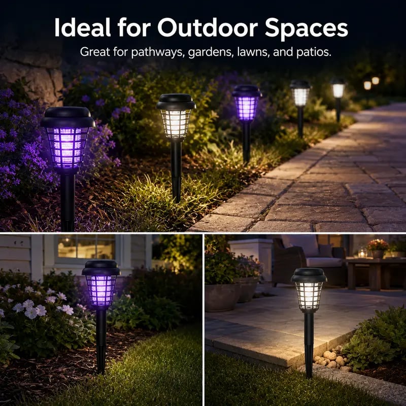 🏠Sommer-Essentials🦟Solarbetriebene UV-Mückenlampe