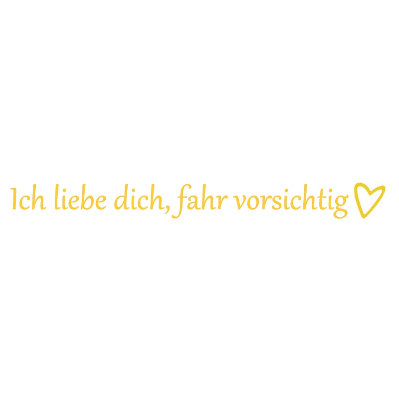 ✨1 KAUFEN, 1 GRATIS💓 „Ich liebe dich, fahr vorsichtig“-Aufkleber (4 Stück)