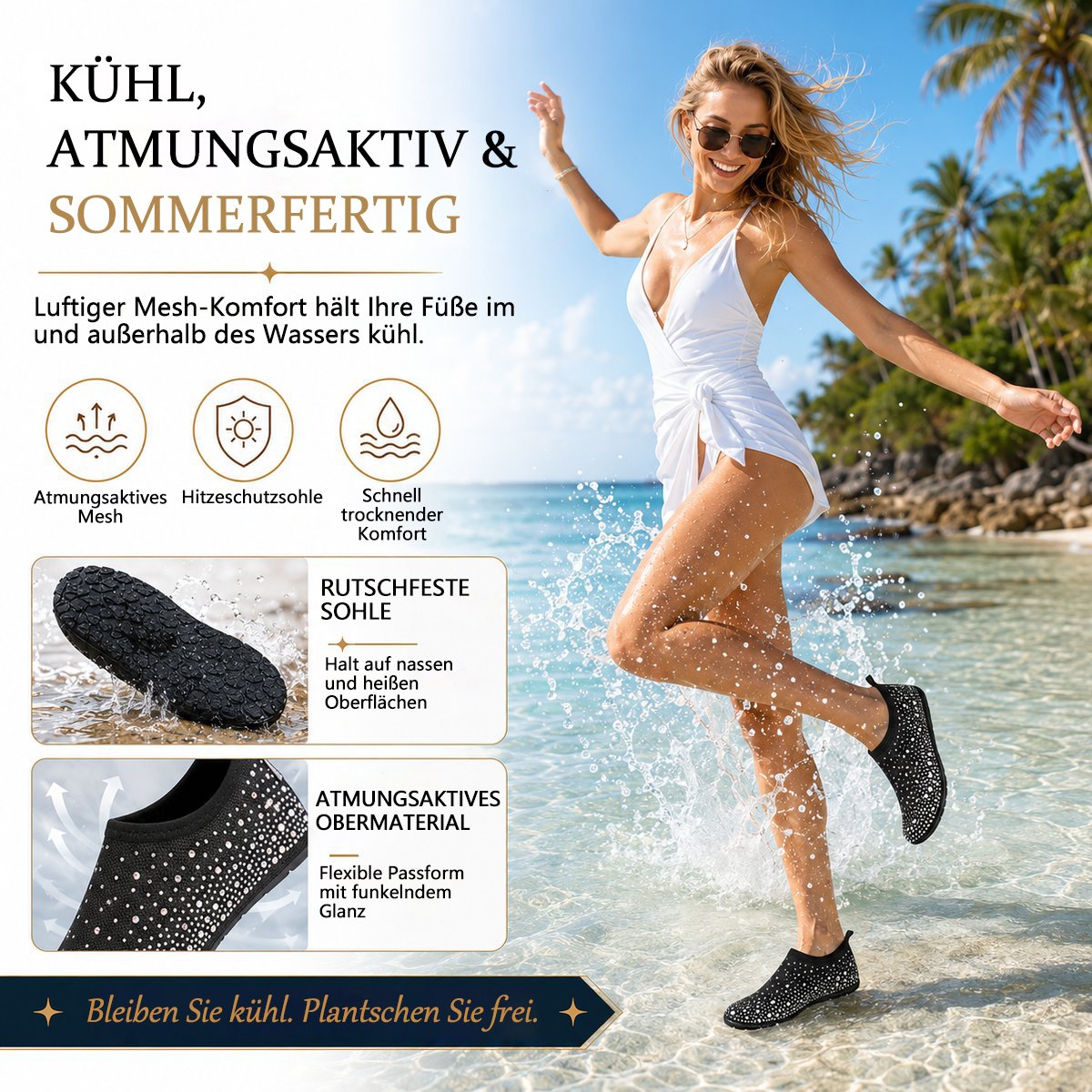 🏄‍♂️ Sommer-Abenteuer-Wasserschuhe – Barfußgefühl, voller Schutz