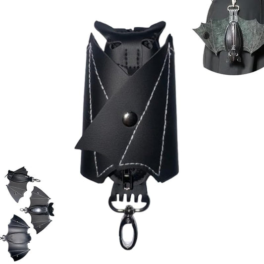 Geldbörse aus Leder im gotischen Fledermaus-Design 🦇