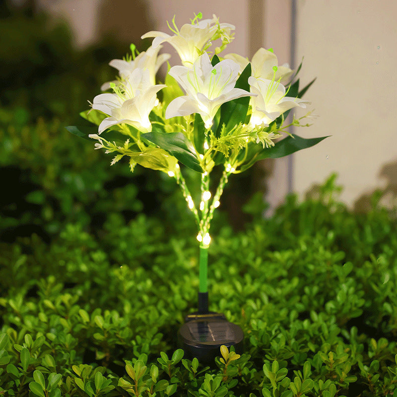 🌸Solarbetriebene Blumenstecker-Lampen – wasserdichte Gartendekoratio