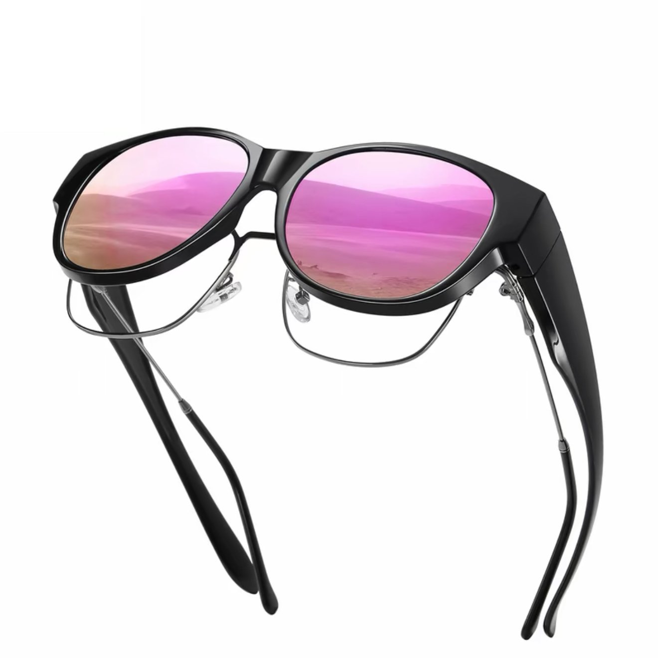 🕶 Neue Sonnenbrille im Cat-Eye-Stil in Übergröße, mit polarisierten Gläsern und UV400-Schutz