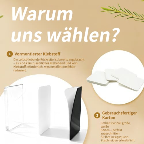 🎞✂10er-Packung 5 x 5 cm große, transparente Acryl-Kühlschrankmagnete zum Selbermachen mit Kleberückseite – Quadratische Magnet-Fotorahmen mit beeindruckendem 3D-Effekt 💕