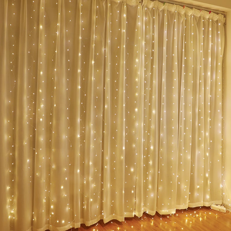 🎁Sichern Sie sich 49 % Rabatt im Weihnachtsschlussverkauf!🎅LED-Lichterkette, USB-betriebener LED-Lichtervorhang zum Verpacken von Geschenke
