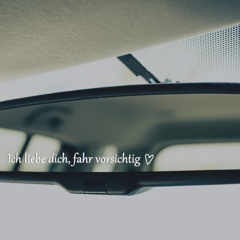 ✨1 KAUFEN, 1 GRATIS💓 „Ich liebe dich, fahr vorsichtig“-Aufkleber (4 Stück)