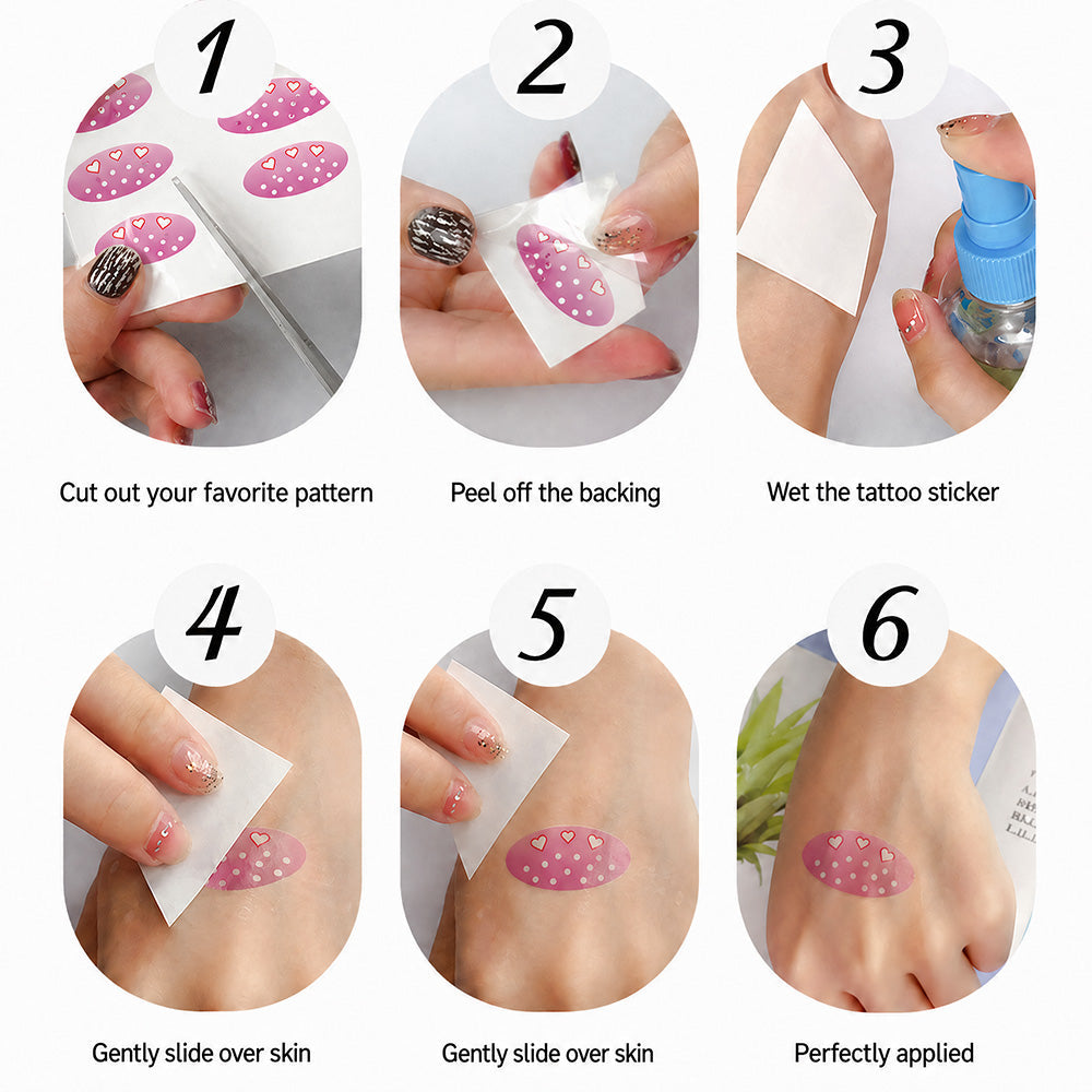 🎃Wasserfeste Lidschatten-Tattoo-Sticker