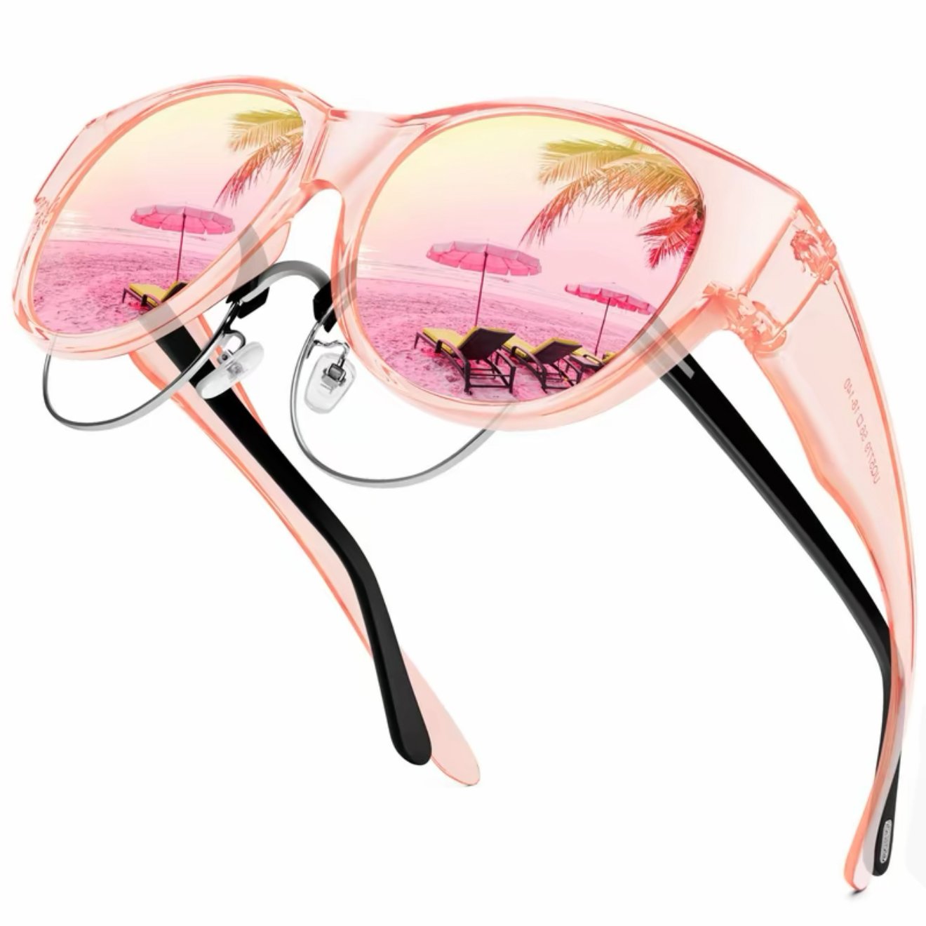 🕶 Neue Sonnenbrille im Cat-Eye-Stil in Übergröße, mit polarisierten Gläsern und UV400-Schutz