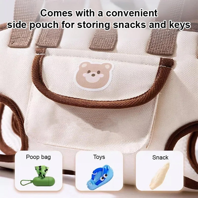 Tragbare, atmungsaktive Tragetasche und Rucksack für Haustiere