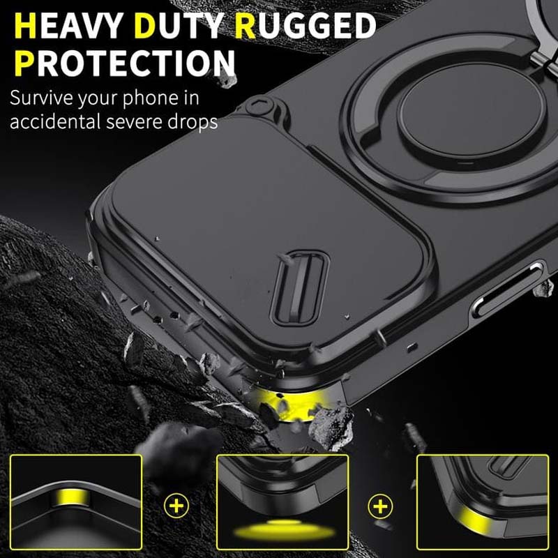 🔥 LETZ🔥TER TAG DER AKTION – 50 % RABATT 🔥 Magnetische Handyhülle mit Ringständer für iPhone