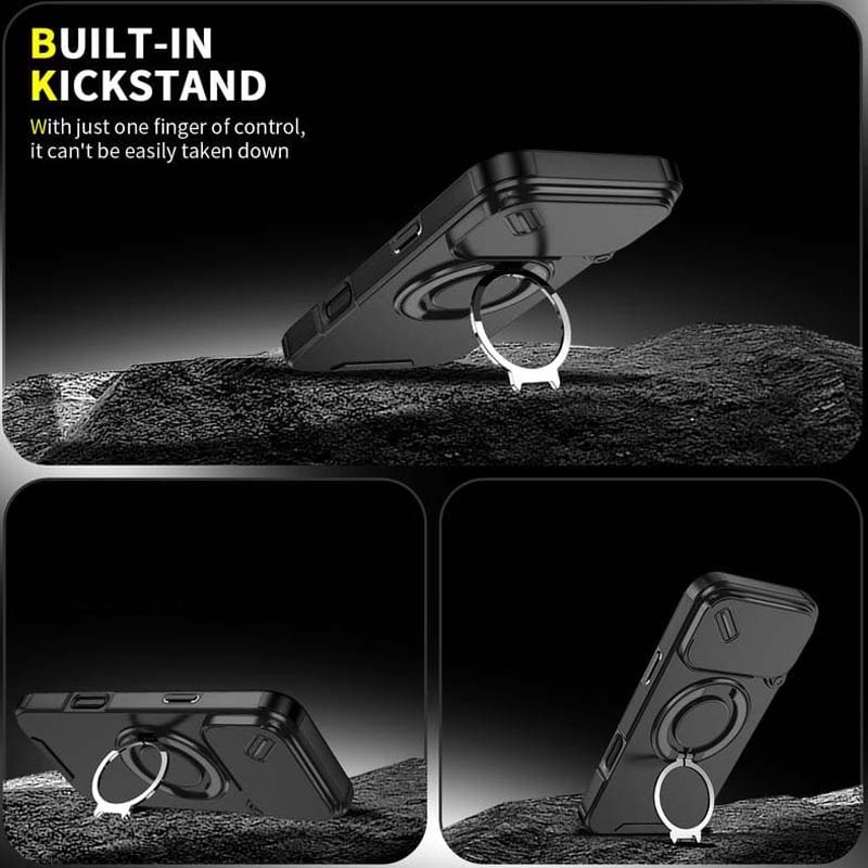 🔥 LETZ🔥TER TAG DER AKTION – 50 % RABATT 🔥 Magnetische Handyhülle mit Ringständer für iPhone