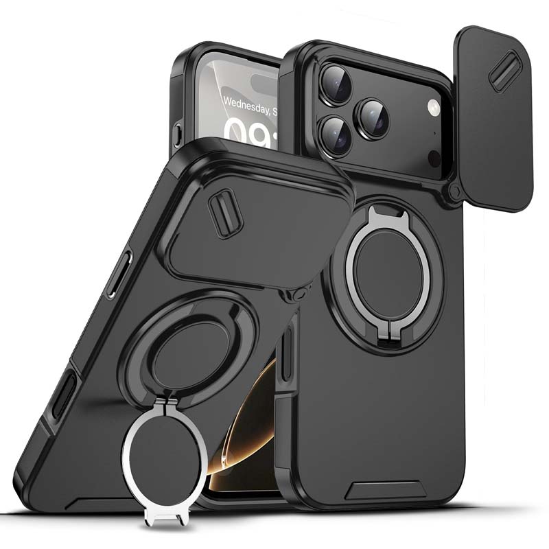 🔥 LETZ🔥TER TAG DER AKTION – 50 % RABATT 🔥 Magnetische Handyhülle mit Ringständer für iPhone