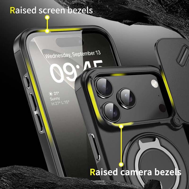 🔥 LETZ🔥TER TAG DER AKTION – 50 % RABATT 🔥 Magnetische Handyhülle mit Ringständer für iPhone