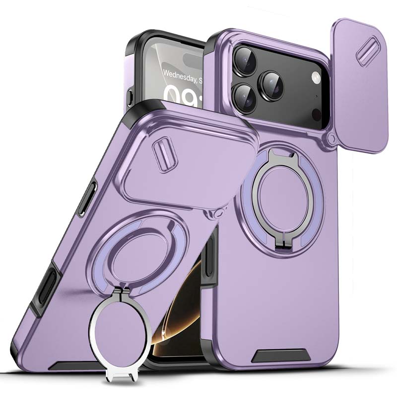 🔥 LETZ🔥TER TAG DER AKTION – 50 % RABATT 🔥 Magnetische Handyhülle mit Ringständer für iPhone