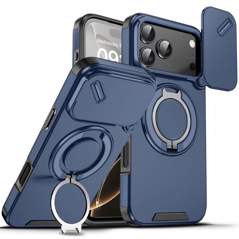 🔥 LETZ🔥TER TAG DER AKTION – 50 % RABATT 🔥 Magnetische Handyhülle mit Ringständer für iPhone