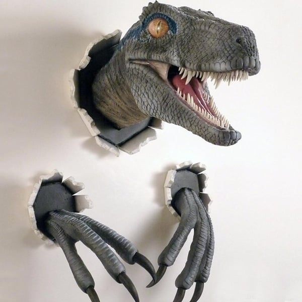 🎉3D-Dinosaurier-Wanddekoration🦖