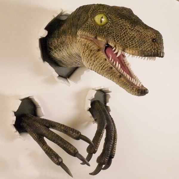 🎉3D-Dinosaurier-Wanddekoration🦖