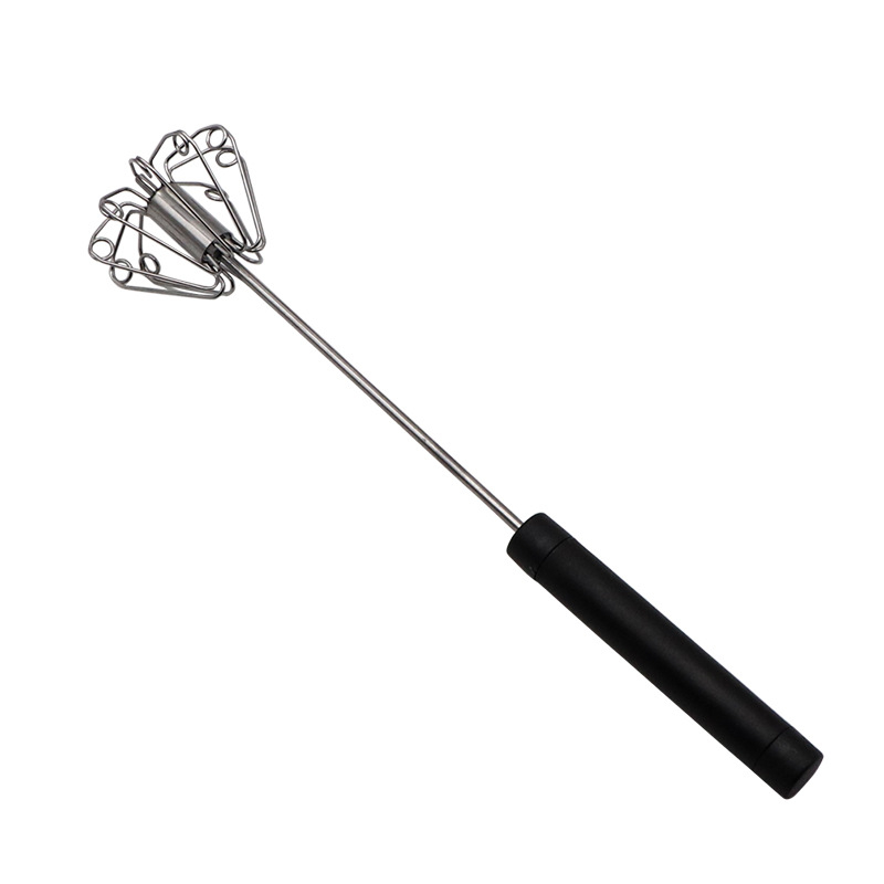 🍳Ein praktischer Helfer in der Küche! Druckquirl mit rutschfestem Griff, aus rostfreiem und strapazierfähigem Edelstahl – und das zu einem günstigen Preis!