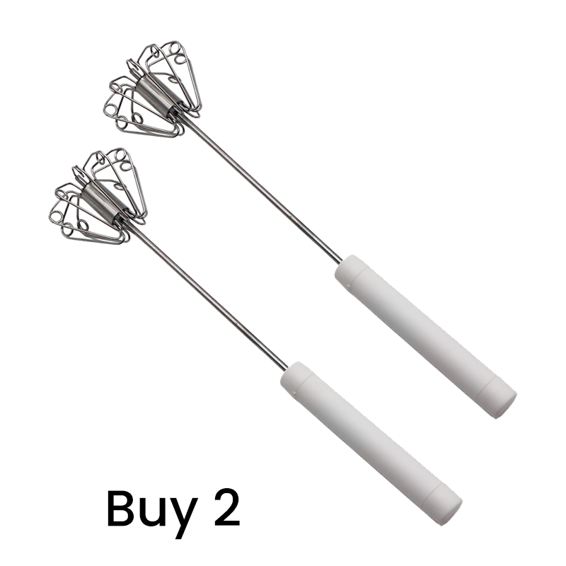 🍳Ein praktischer Helfer in der Küche! Druckquirl mit rutschfestem Griff, aus rostfreiem und strapazierfähigem Edelstahl – und das zu einem günstigen Preis!